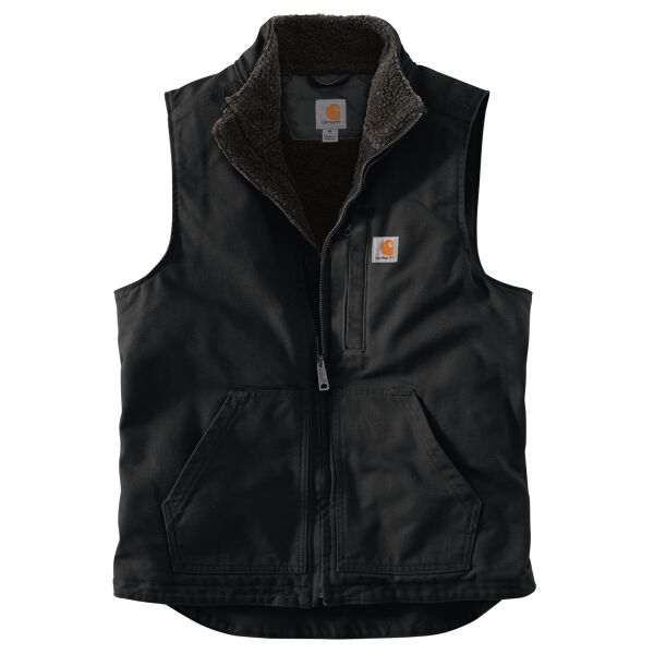 Sherpa Lined Mock Neck Vest Thumbnail
