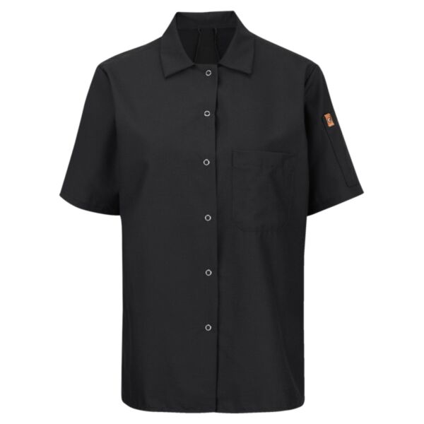 Women's Mimix™ Short Sleeve Cook Shirt with OilBlok Thumbnail