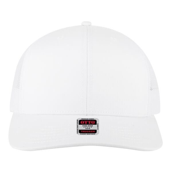 OTTO CAP® 6 Panel Mid Profile Mesh Back Trucker Hat Thumbnail