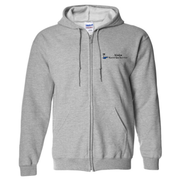 Aloha Pool Service - Heavy Blend™ Full-Zip Hooded Sweatshirt Thumbnail