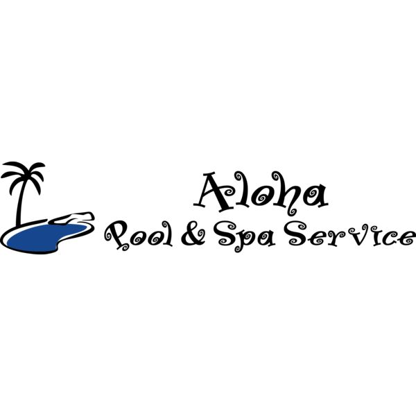 Aloha Pool Service - Front for Light Colored shirts Thumbnail