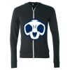 Unisex Triblend Lightweight Full-Zip Hooded Long Sleeve Tee Thumbnail