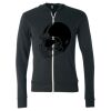 Unisex Triblend Lightweight Full-Zip Hooded Long Sleeve Tee Thumbnail