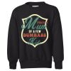 Youth EcoSmart® Crewneck Sweatshirt Thumbnail