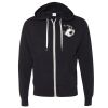 Unisex Heathered French Terry Full-Zip Hooded Sweatshirt Thumbnail