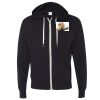 Unisex Heathered French Terry Full-Zip Hooded Sweatshirt Thumbnail