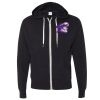 Unisex Heathered French Terry Full-Zip Hooded Sweatshirt Thumbnail