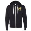 Unisex Heathered French Terry Full-Zip Hooded Sweatshirt Thumbnail
