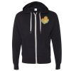 Unisex Heathered French Terry Full-Zip Hooded Sweatshirt Thumbnail