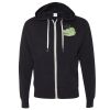 Unisex Heathered French Terry Full-Zip Hooded Sweatshirt Thumbnail